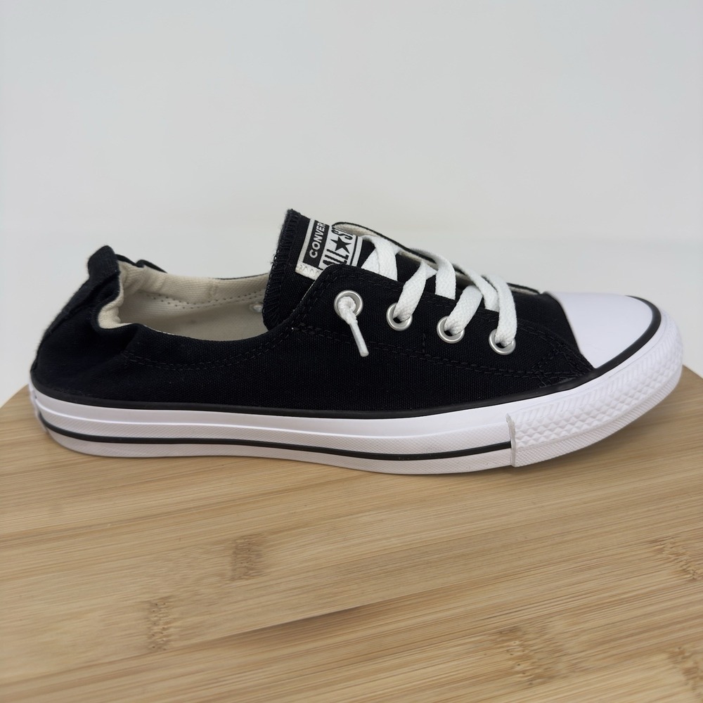 Converse Chuck Taylor All Star Shoreline Black Slip On Sneakers Women's 10